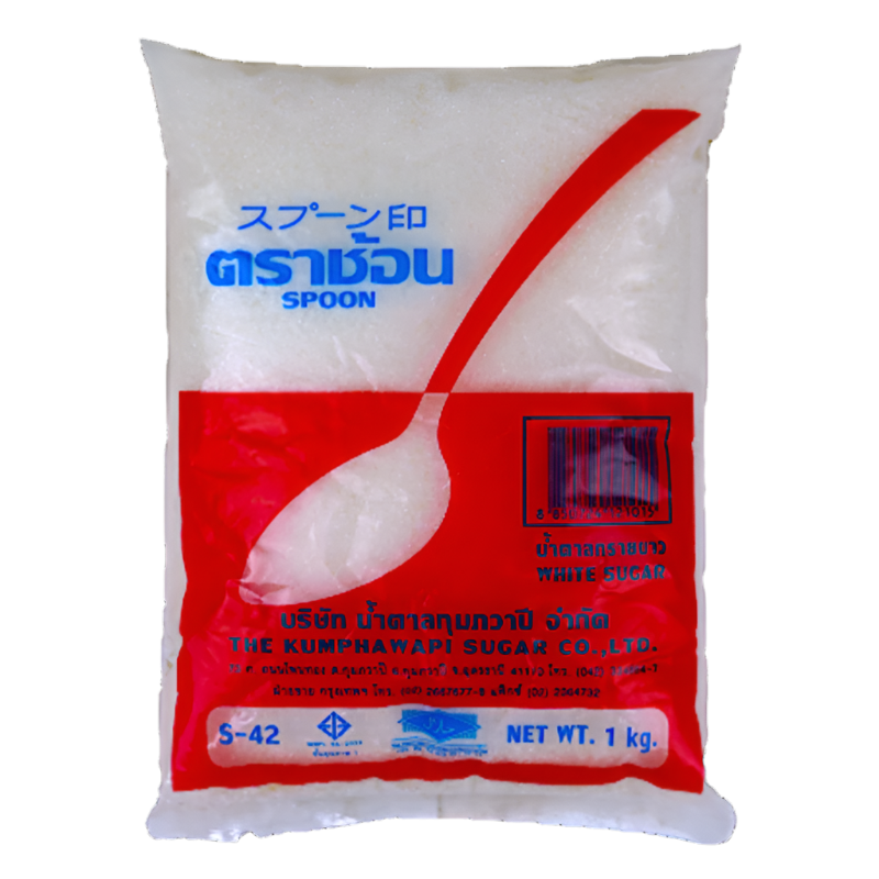 ນ້ຳຕານຂາວ Spoon Brand White Sugar Bags 1kg