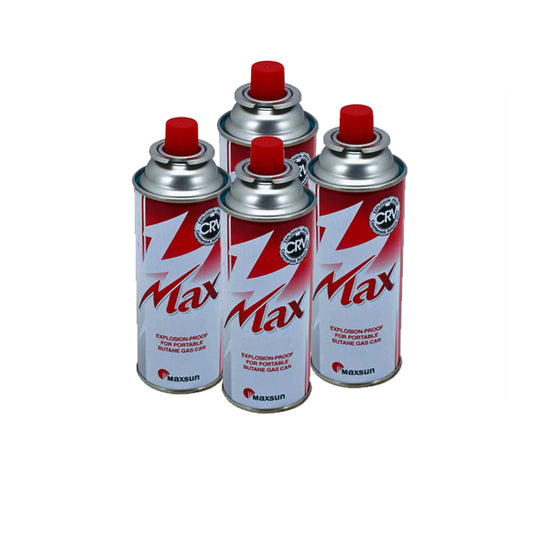 Maxsun Butane Gas Can Pack of 4pcs 220g