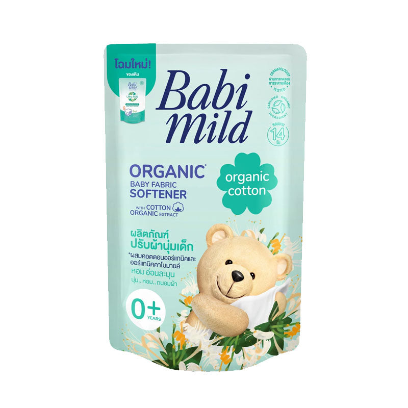 Babi Mild baby fabric softener Organic Cotton scent, refill type, 570 ml