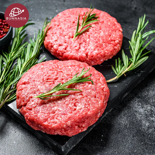 Australian Beef Burger Patties Size 80g ( Pack of 2pcs)