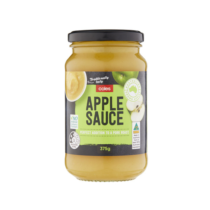 Coles Apple Sauce 375g