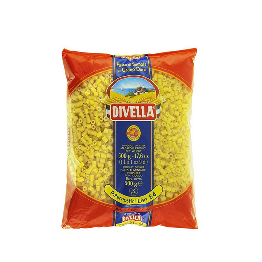 Divella Paternosti Lisci N. 64 Pasta 500g