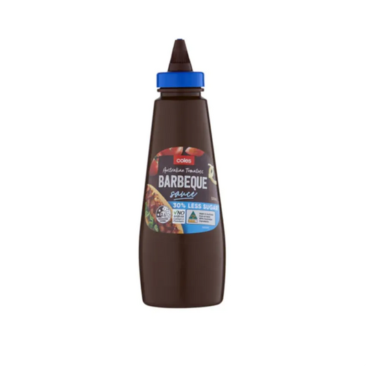 Coles Barbecue Sauce 30% Less Sugar 500ml