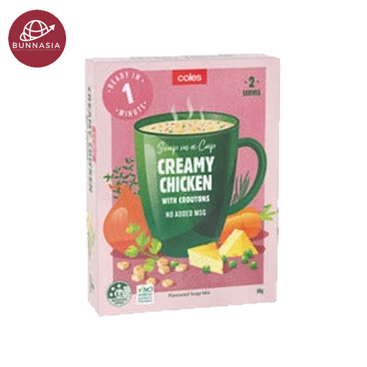 Coles Soup Cup Creamy Chicken (2pk) 60g