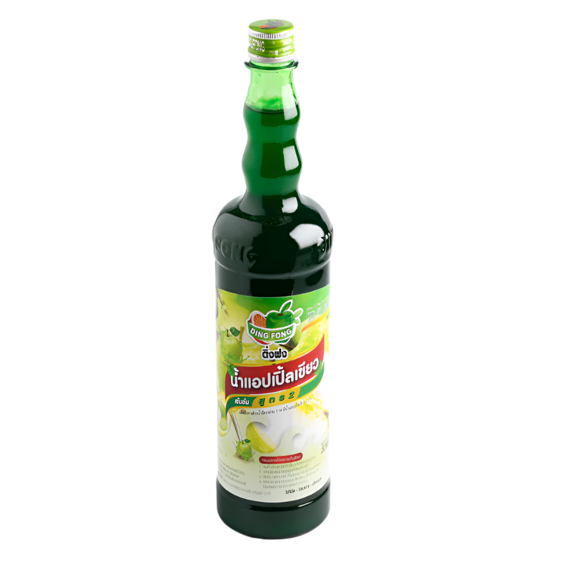 Siro Ding Fong green apple juice 775ml