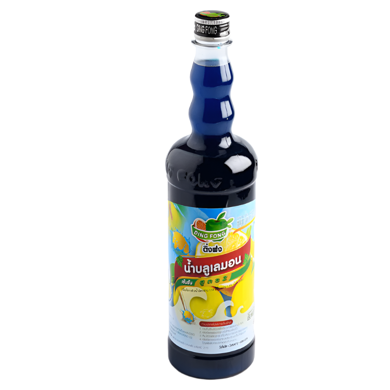 Siro Ding Fong Blue Lemon Squash juice 775ml