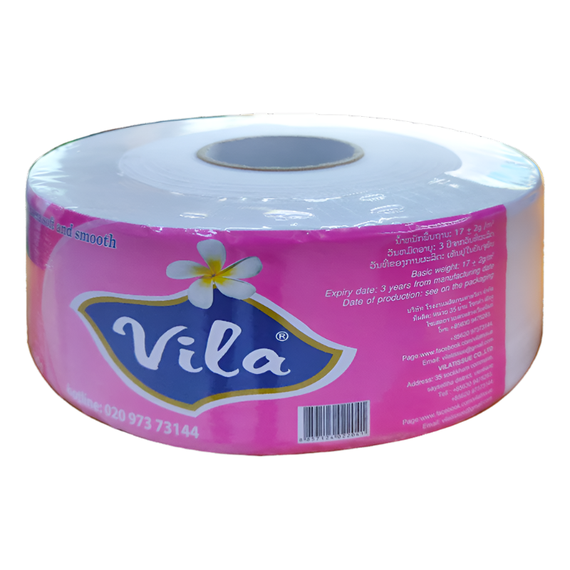 Vila Toilet paper roll extra soft and smooth ( Pink ) 800G