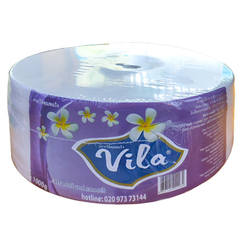 Vila Toilet paper roll extra soft and smooth ( purple ) 1000G