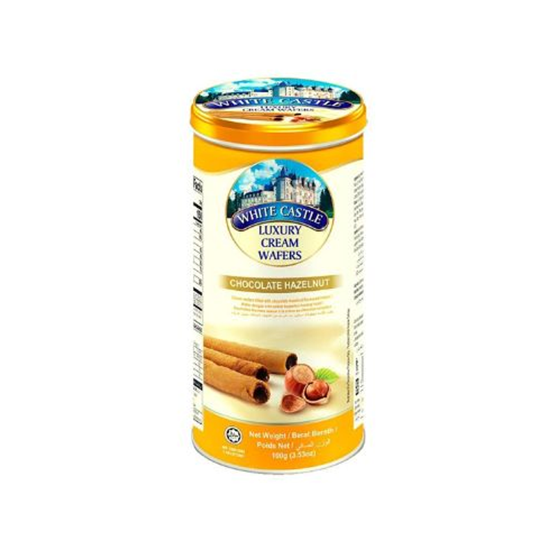 White Castle Wafers Chocolate Hazelnut 100G