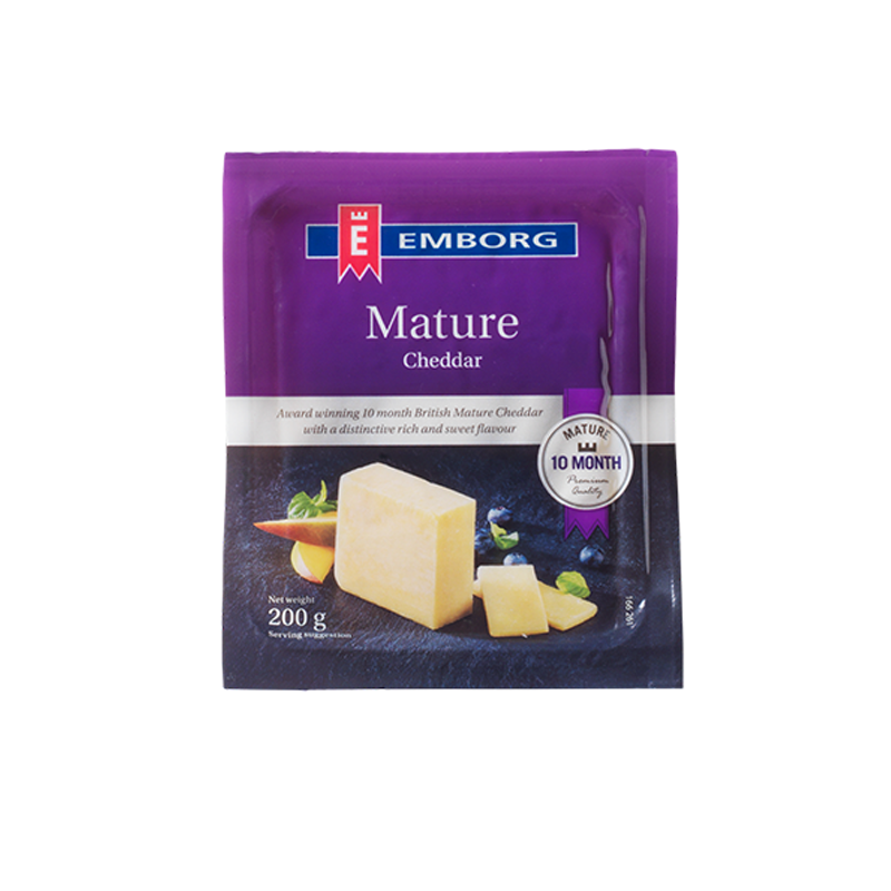 Emborg Mature Cheddar Cheese 200g