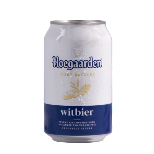 Hoegaarden Wheat Beer Brewed with Coriander Orange Peel 330ML ກະປ໋ອງ