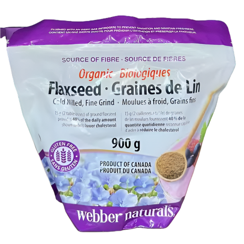 webber naturals Organic Ground Flaxseed 900g