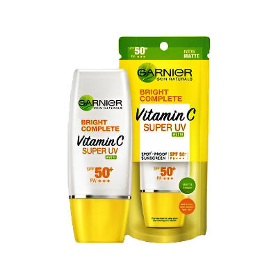 GARNIER Bright Complete Vitamin C Super UV Matte Sunscreen 30ml SPF50+ PA+++ 30ml