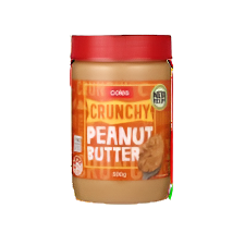 Coles Peanut Butter Crunchy 500g