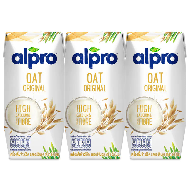 Alpro Oat UHT Original 180ml. Pack 3