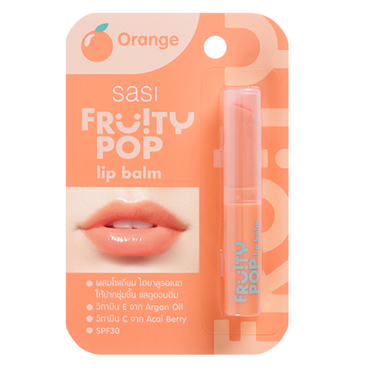 Sasi Fruity Pop Lip Balm Orange 1.5g