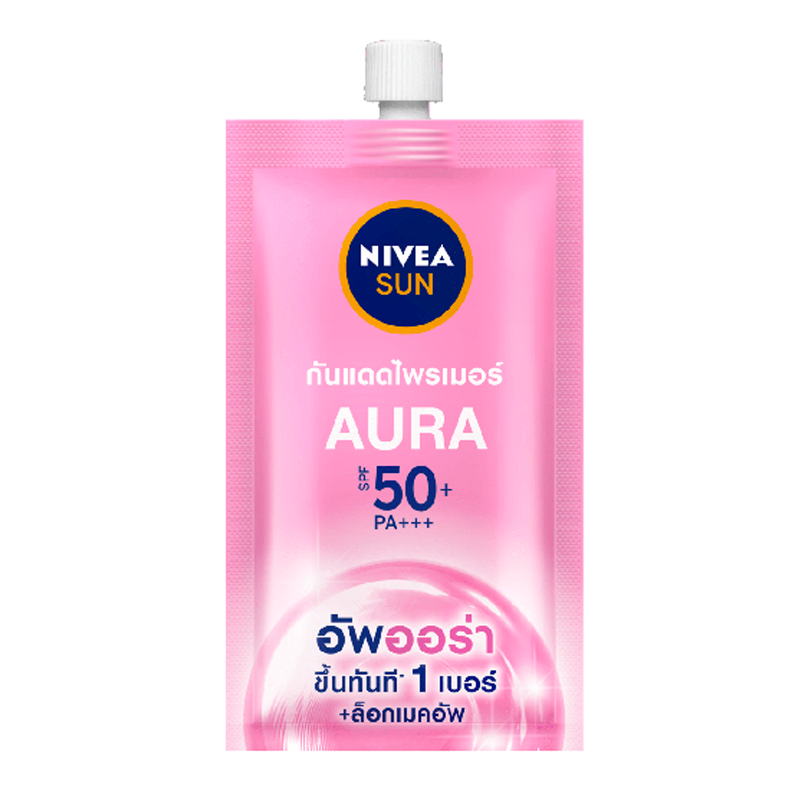 Nivea Sun Protect&amp;White Instant Aura Serum SPF50+ PA+++ 7ml 1 ເມັດ