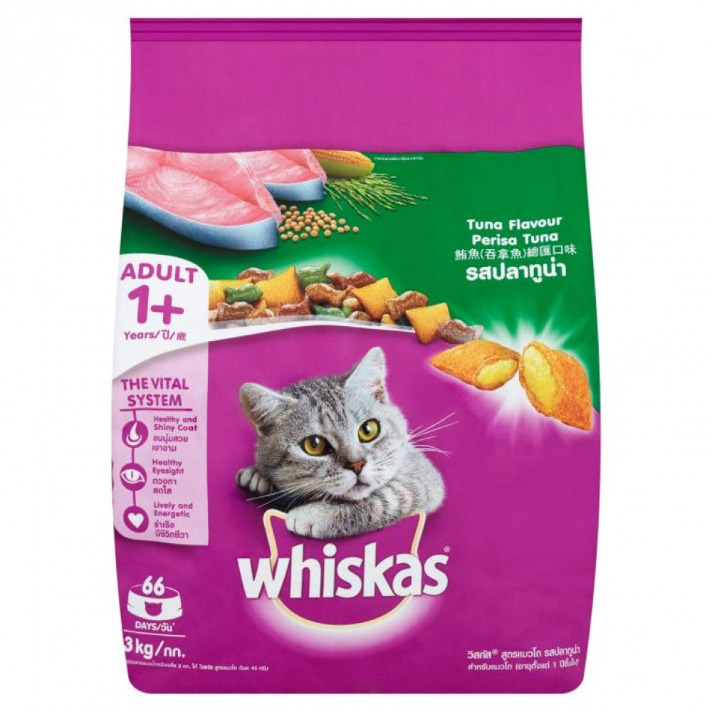 ອາຫານແມວ Whiskas Adult 3kg