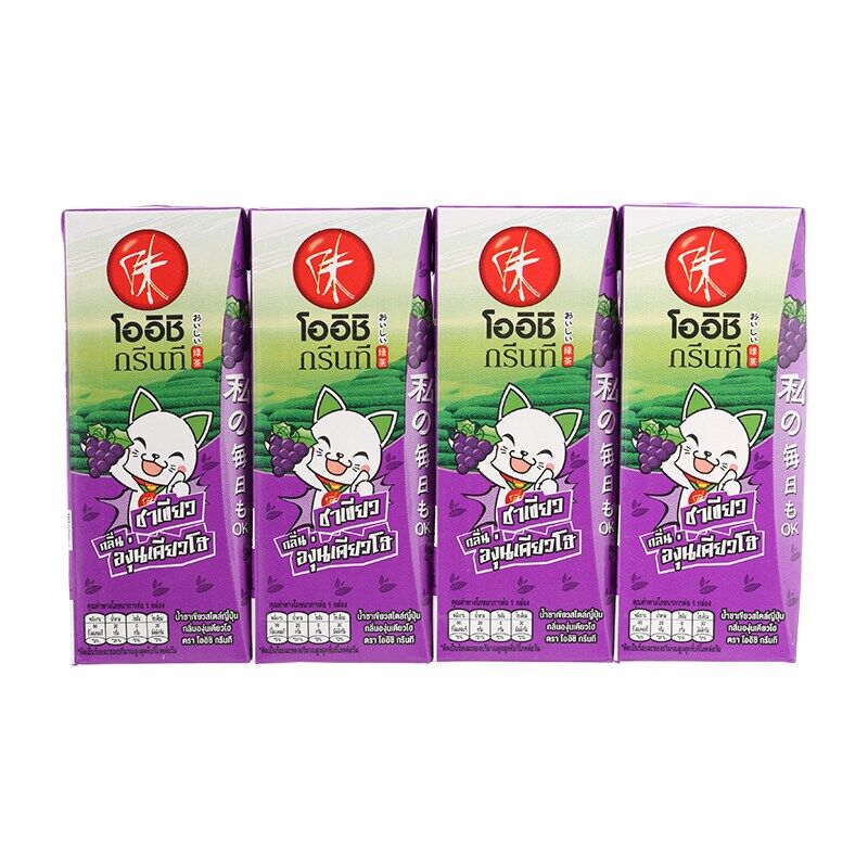 Oishi kyoho grape Size 250ml x 4pcs