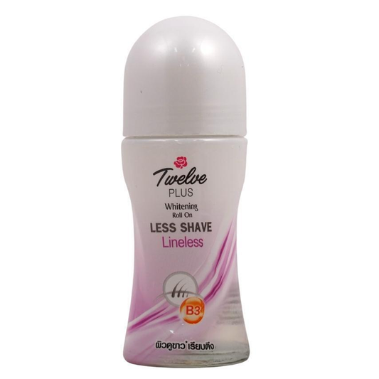 Twelve Plus  Whitening Roll On Less Shave Lineless 45Ml