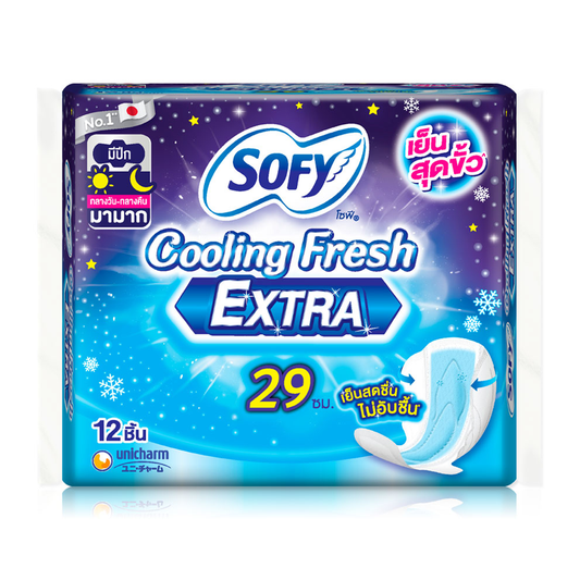 Sofy Cooling Fresh Extra Night Wing 29cm 12pcs