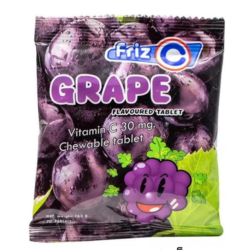 Friz C Grape flavoured tablet35g