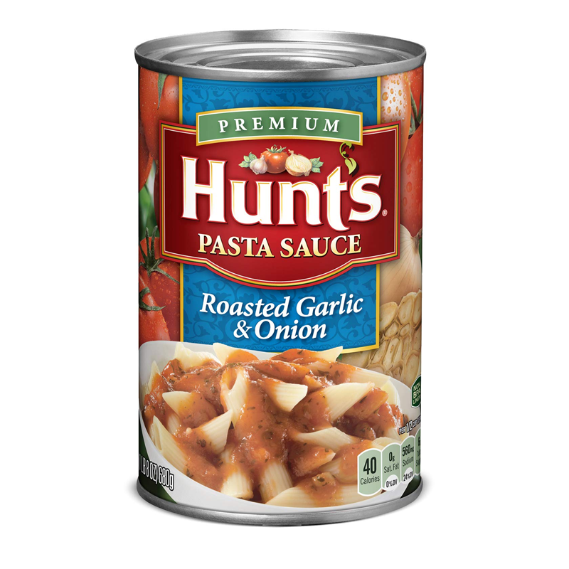 Hunts PASTA SAUCE ROASTED GIRLIC ONION 680ML