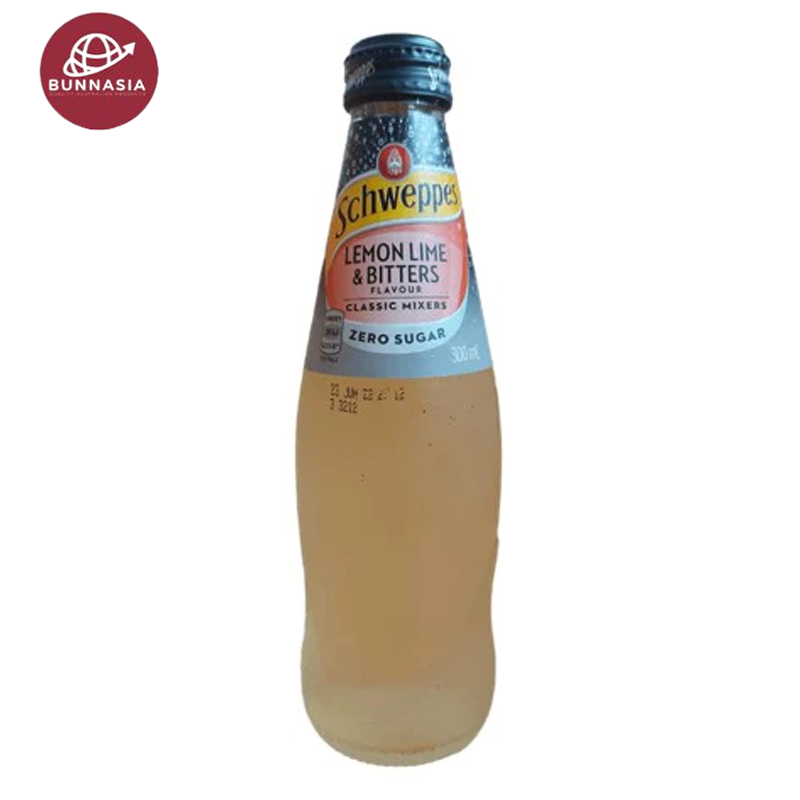 Schweppes Lemon Lime & Bitters Zero Sugar 300ml