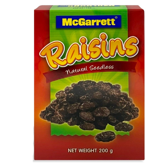 Mcgarrett Raisins ທໍາມະຊາດທີ່ບໍ່ມີແກ່ນ 200g