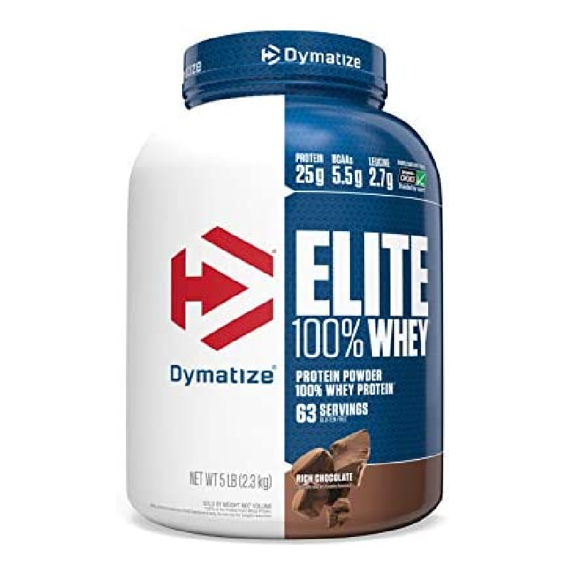 Dymatize Elite 100% Whey Protein  Rich Chocolate NET WT 5LB (2.3KG)