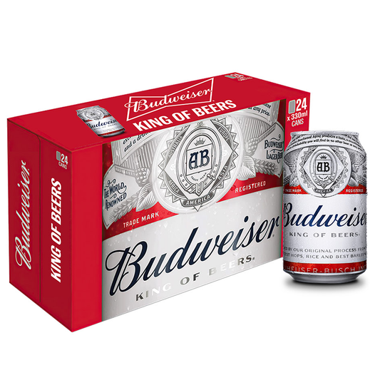 Beer Budweiser Can 330ml x 24pcs