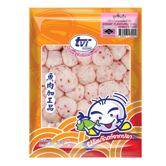 TVI FROZEN SHRIMP FLAVOURED BALL 500g