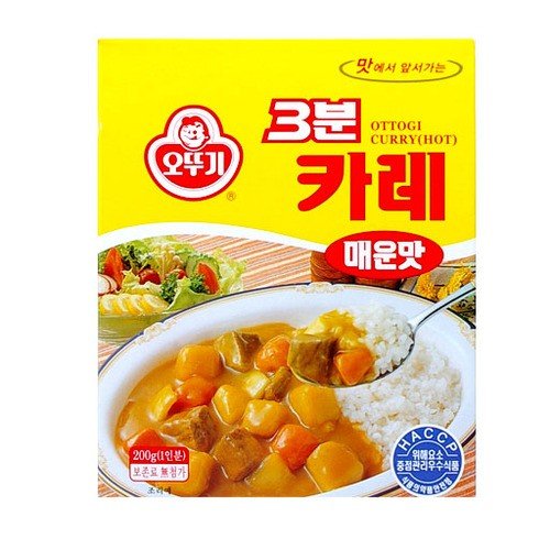 Ottogi 3 Minute Curry (Hot)Sauce  200g