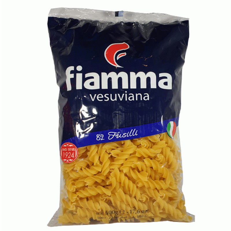 FIAMMA VESUVIANA 82 FUSILLI PASTA 500G