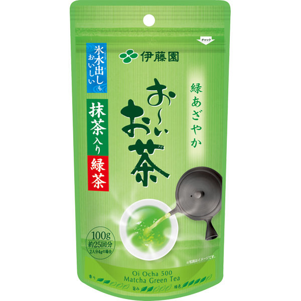 ຊາຂຽວ Oi Ocha ກັບ matcha 100g – ITOEN