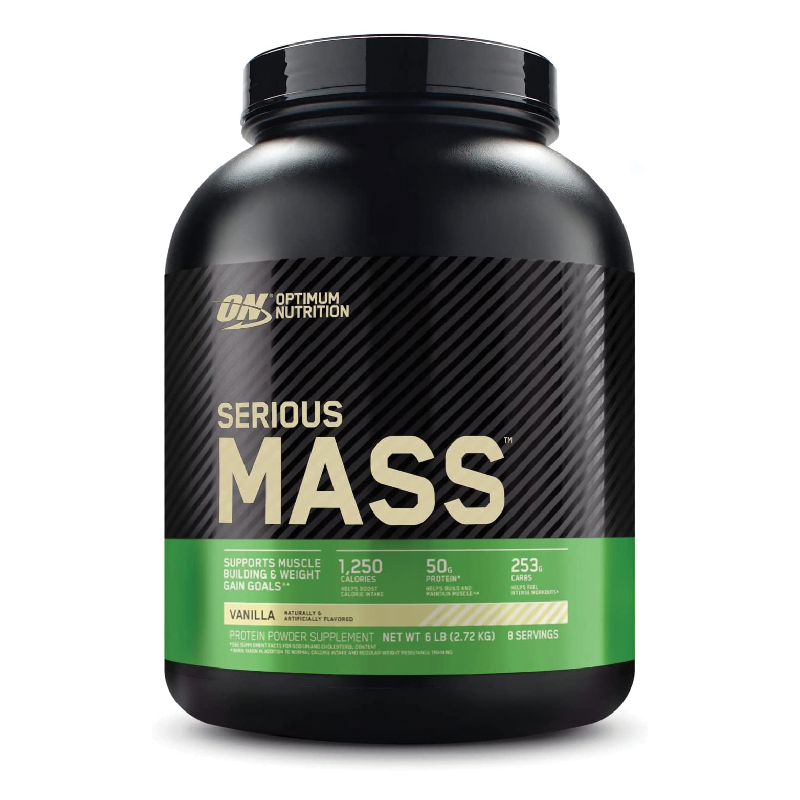 OPTIMUM NUTION MASS VANILLA FLAVOUR NET WT 6LB (2.72KG) 8SERVINGS