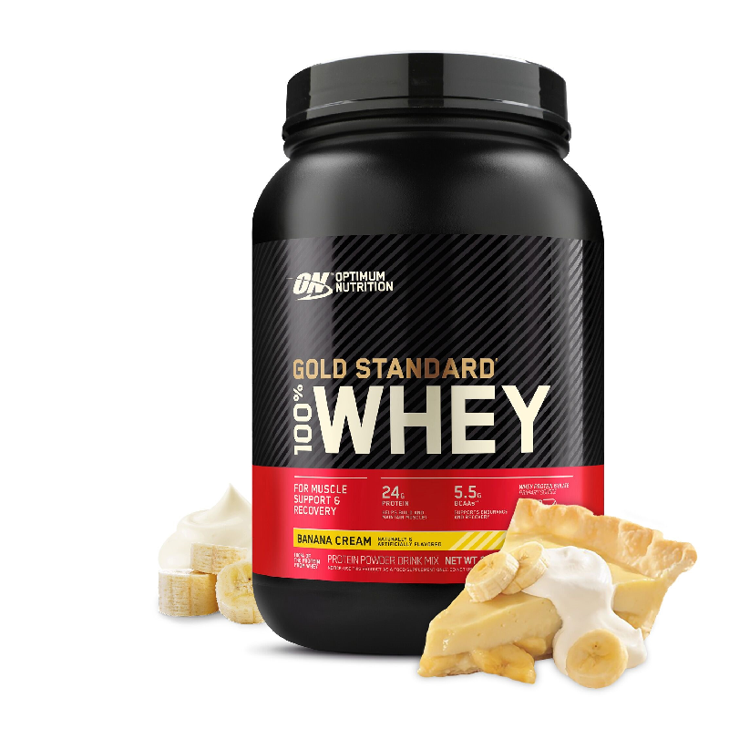 Whey Gold Standard  Banana Cream NET WT 907g (2lb) 29SERVING