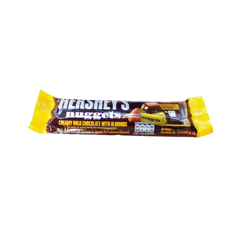 HERSHEY'S Nuggets Creamy Milk with Almonds 28g