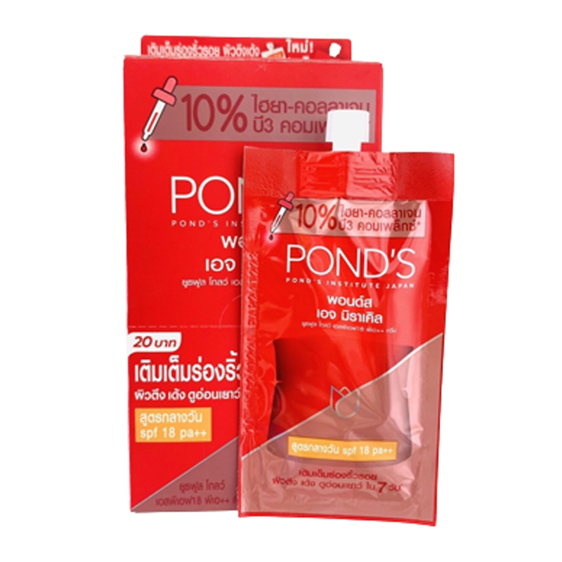 PONDS AGE MIRACLE CREAM SACHET SPF18 ຂະໜາດ 7g