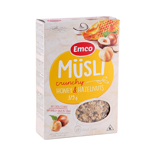 Emco Crunchy Musli Honey&amp;Nuts 375g