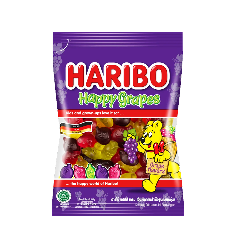 HARIBO Happy Grapes 80g — Shopping-D Service Platform