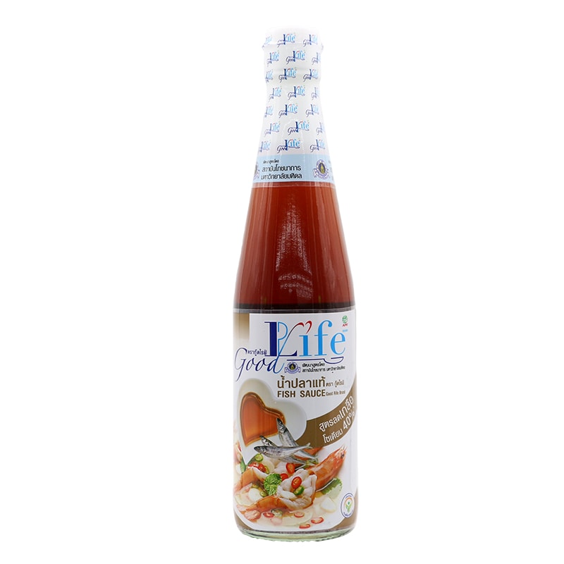 Good Life Mixed Fish Sauce 40percent Less Sodium Formula 500ml.