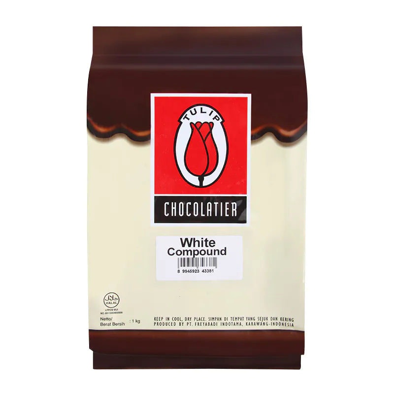 Tulip White Chocolate Compound 1kg