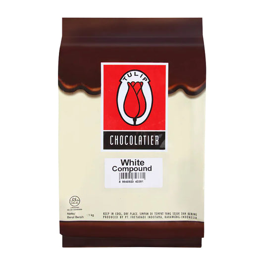 Tulip White Chocolate Compound 1kg