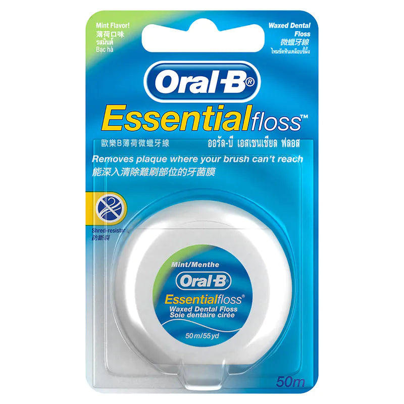 Oral-B Essential Unwaxed Dental Floss  50m