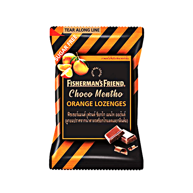 Fisherman's Friend Choco Mentho Orange Lozenges 25g