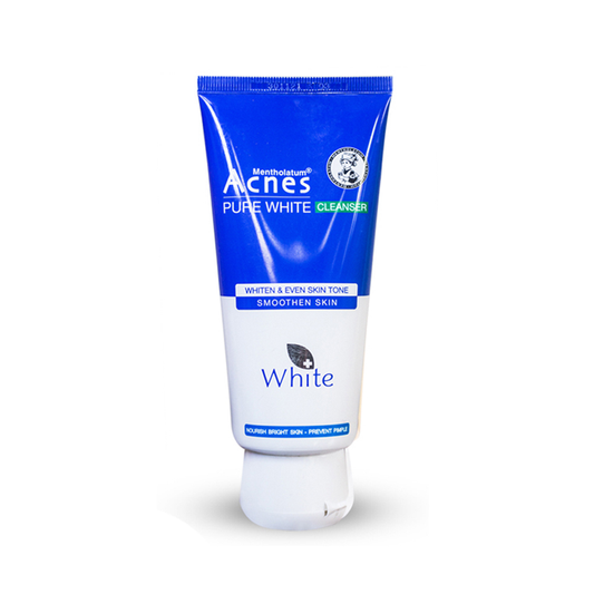 Acnes Menrhilatum Pure White &amp; Even Skin Tone Smoothen Skin Cleanser 50g