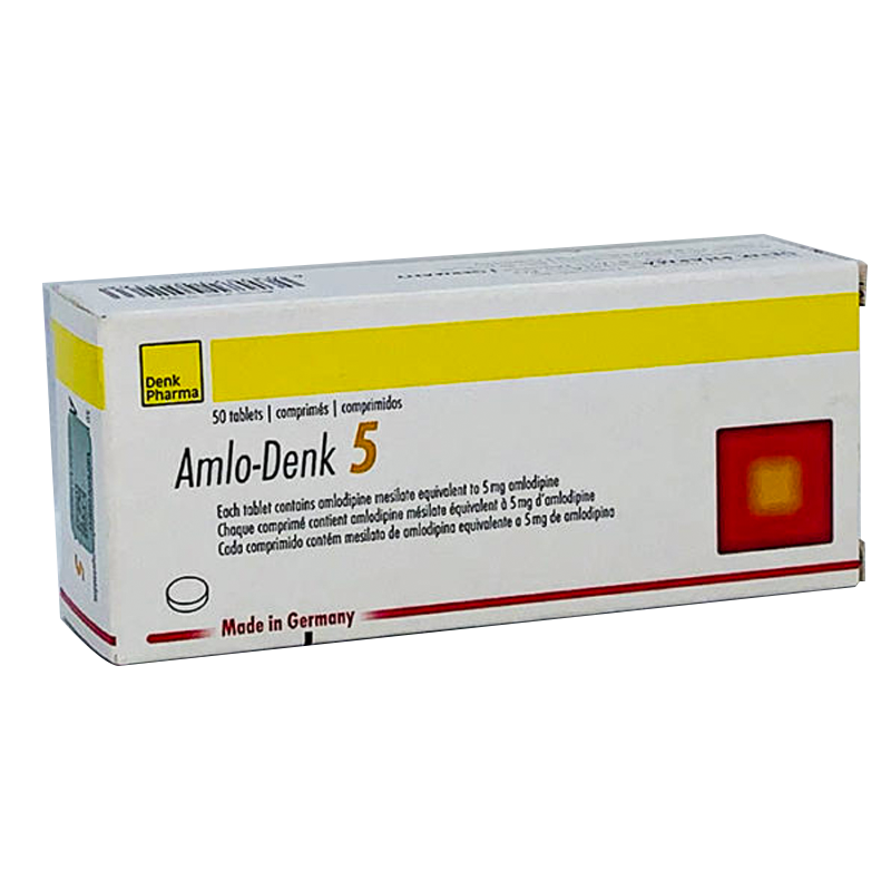 Amlo-Denk 5 mg ກ່ອງ 50 ເມັດ