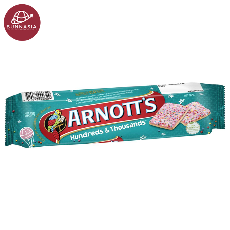 Arnott's Hundreds & Thousands Biscuits 200g