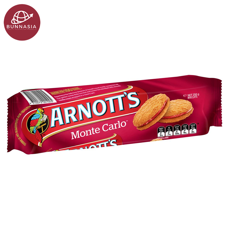 Arnott's Monte Carlo Cream Biscuits  250g